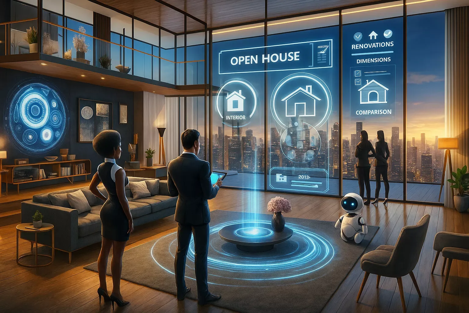 justify- text AI assistants for real estate agents